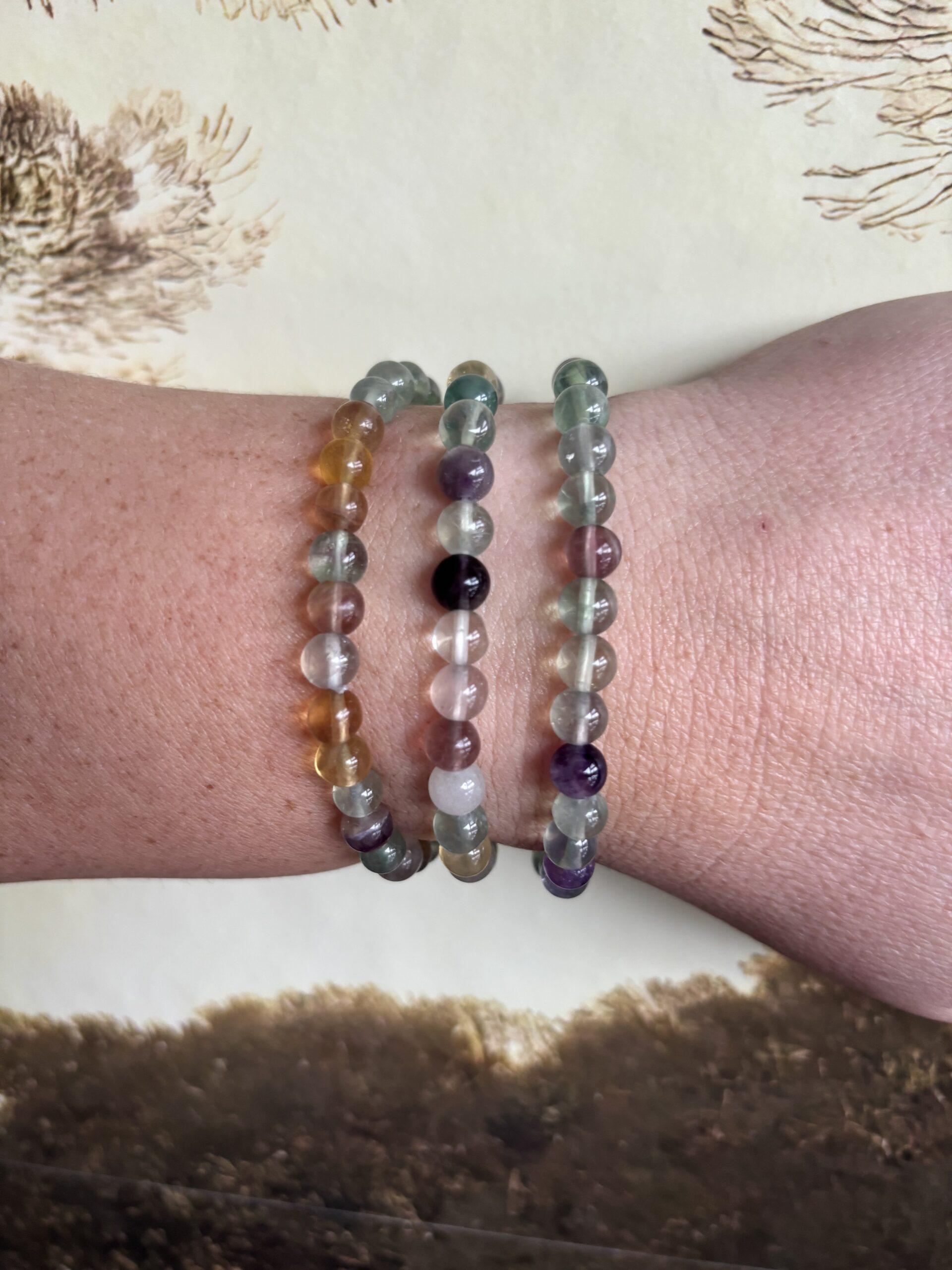 Fluoriet Extra – Kogelarmband 6 mm