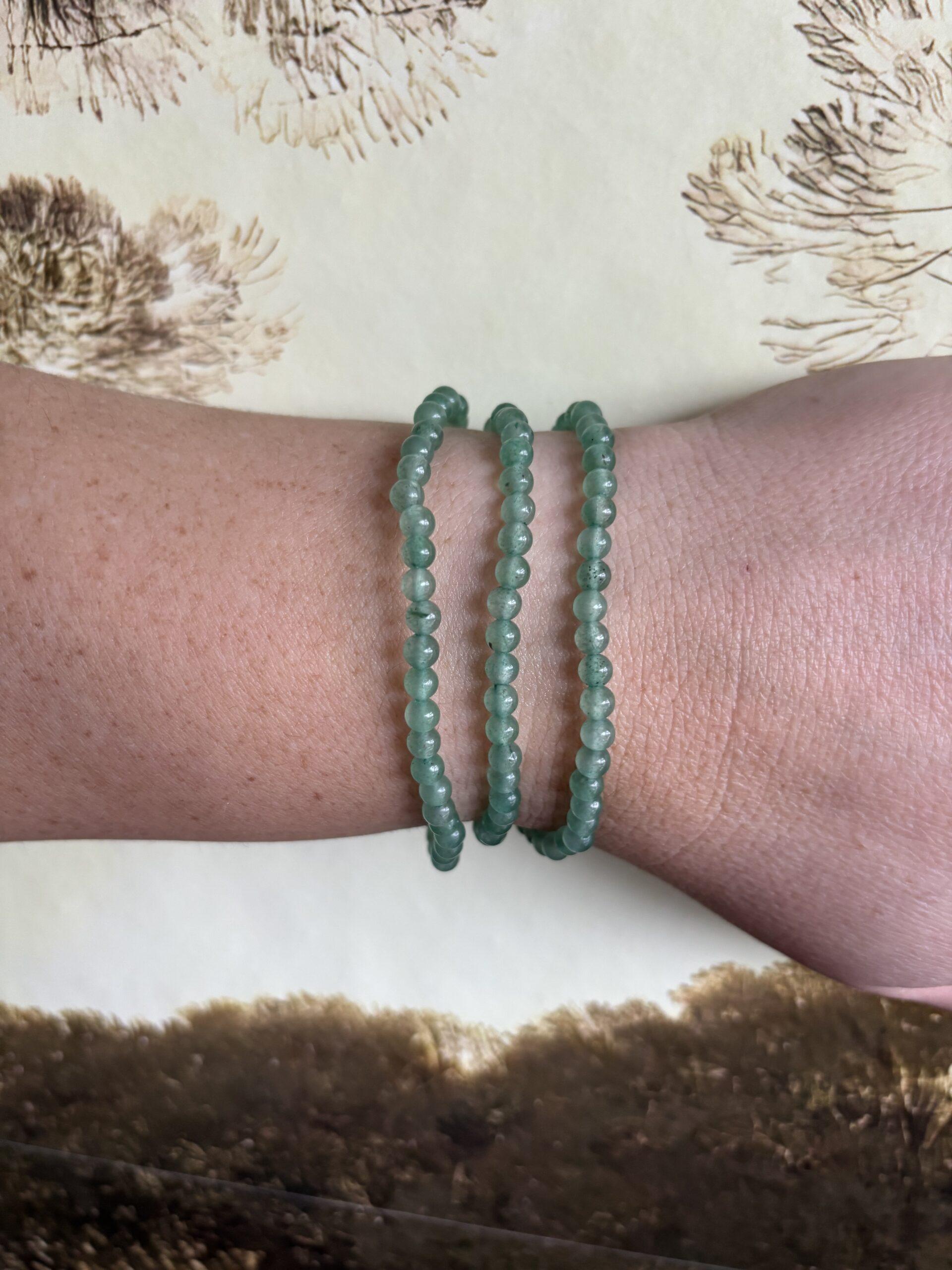 Groene Aventurijn – Kogelarmband 4 mm