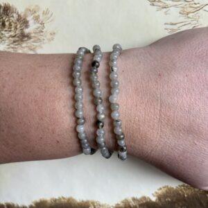 Labradoriet – Kogelarmband 4 mm