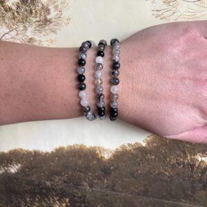 Toermalijnkwarts – Kogelarmband 6 mm