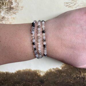 Toermalijnkwarts – Kogelarmband 4 mm