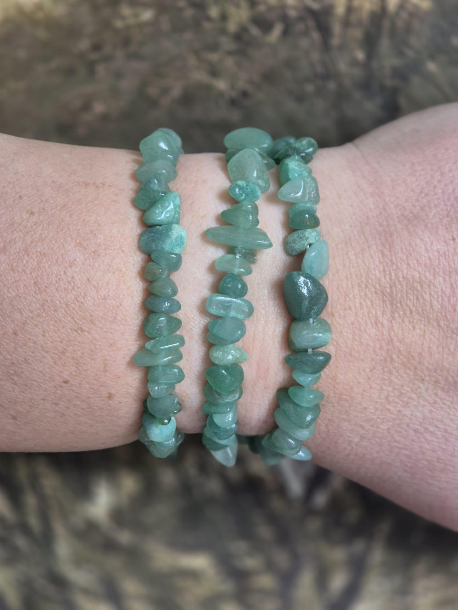 Groene Aventurijn - splitarmband - Afbeelding 2