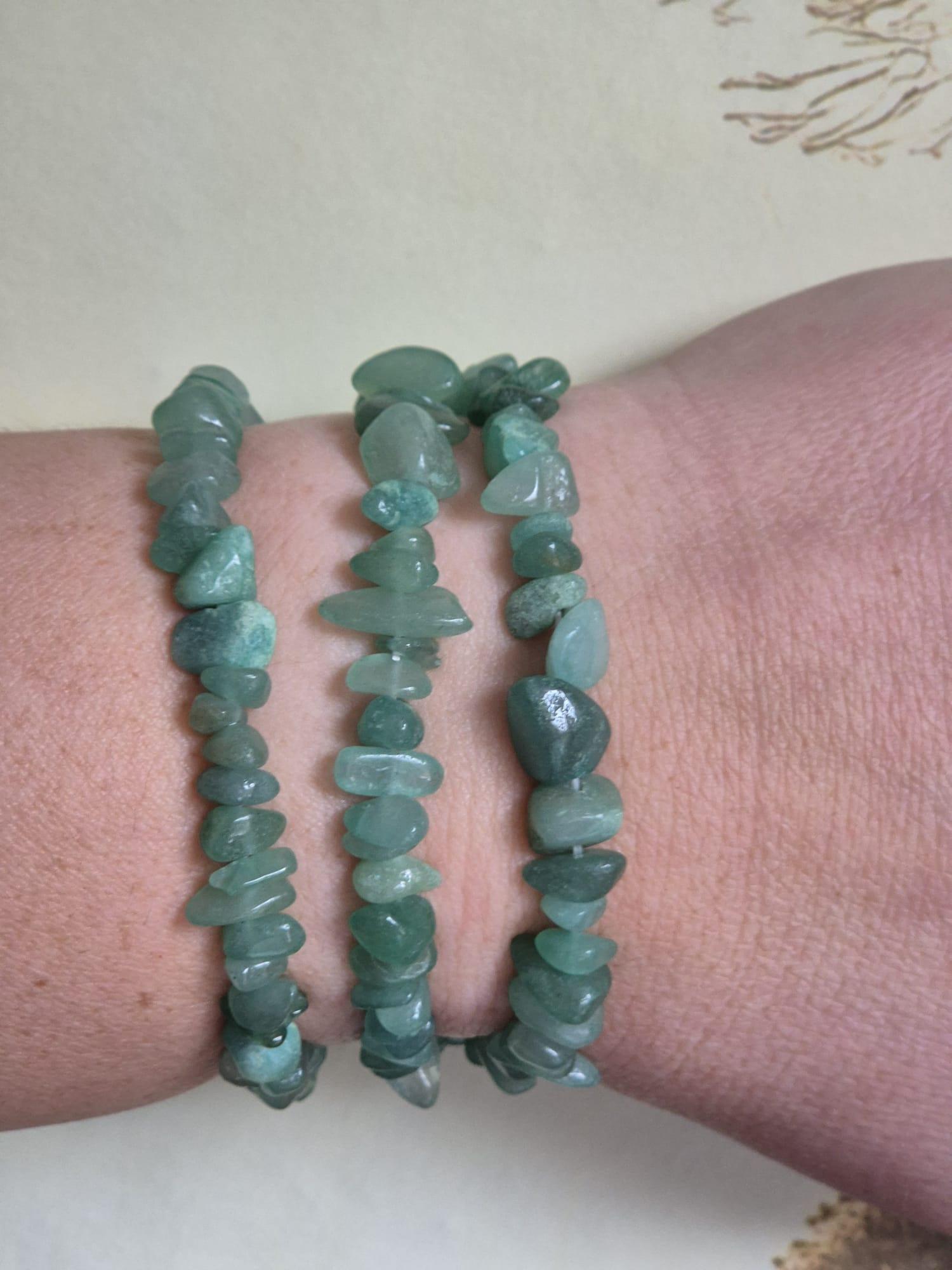 Groene Aventurijn - splitarmband